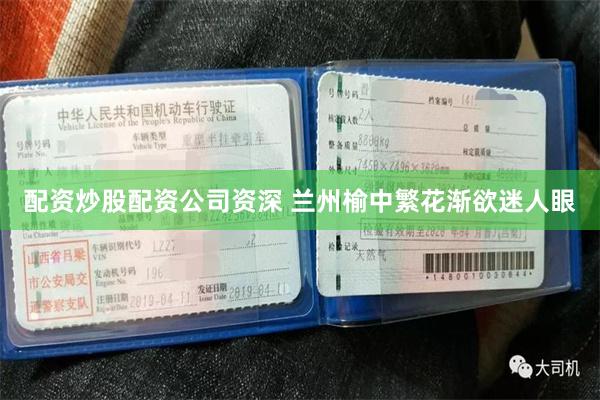 配资炒股配资公司资深 兰州榆中繁花渐欲迷人眼