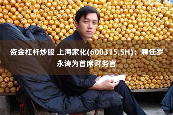 资金杠杆炒股 上海家化(600315.SH)：聘任罗永涛为首席财务官