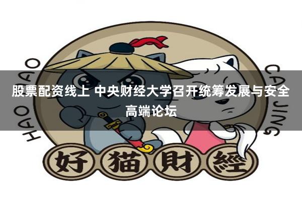 股票配资线上 中央财经大学召开统筹发展与安全高端论坛